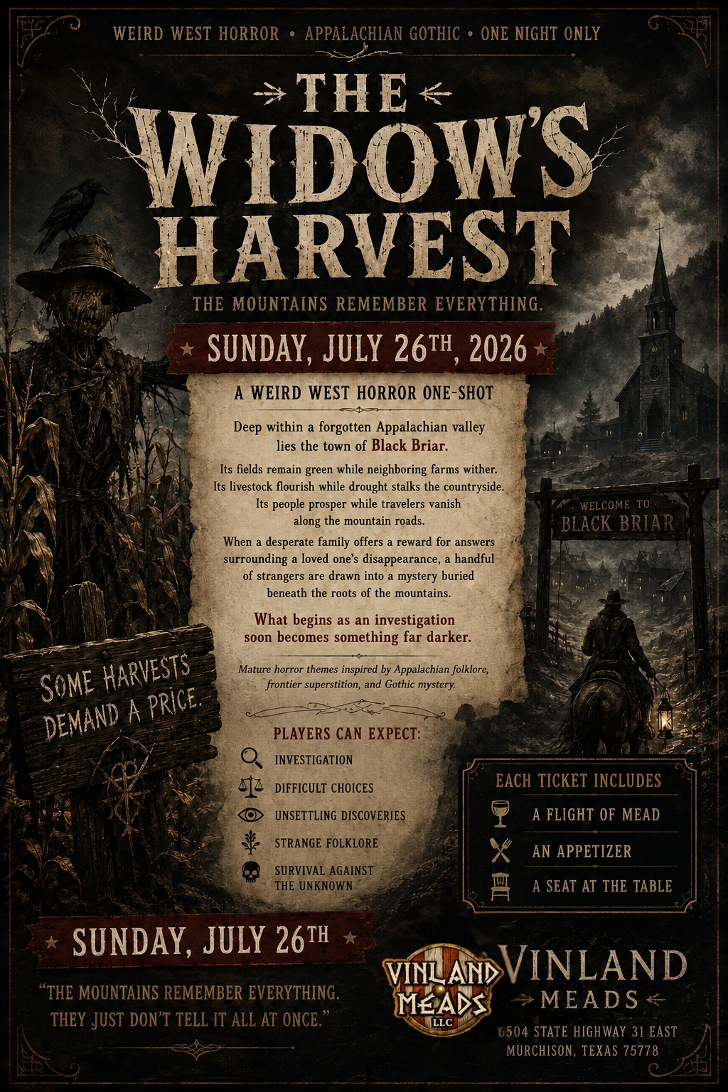 D&amp;D at Vinland Meads July 26th