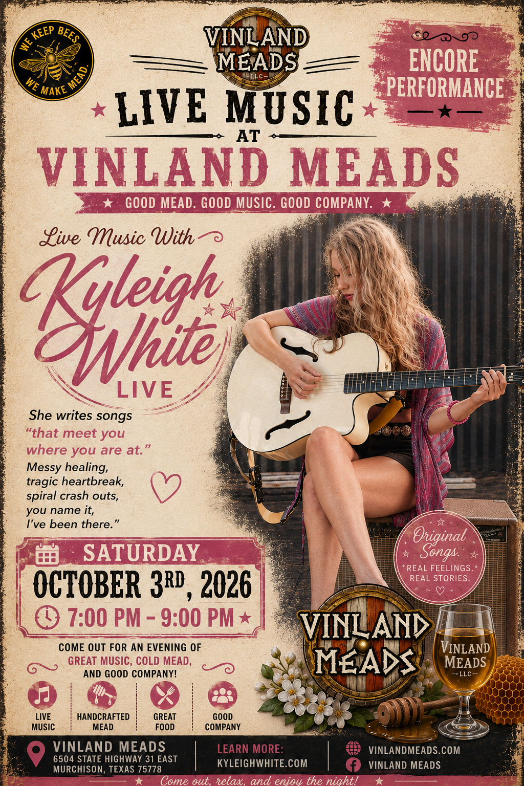 Kyleigh White - Live at the Meadery