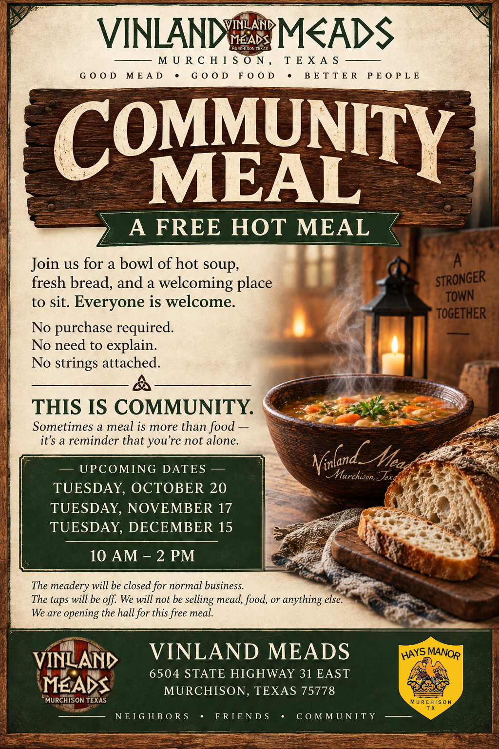 Free Community Meal