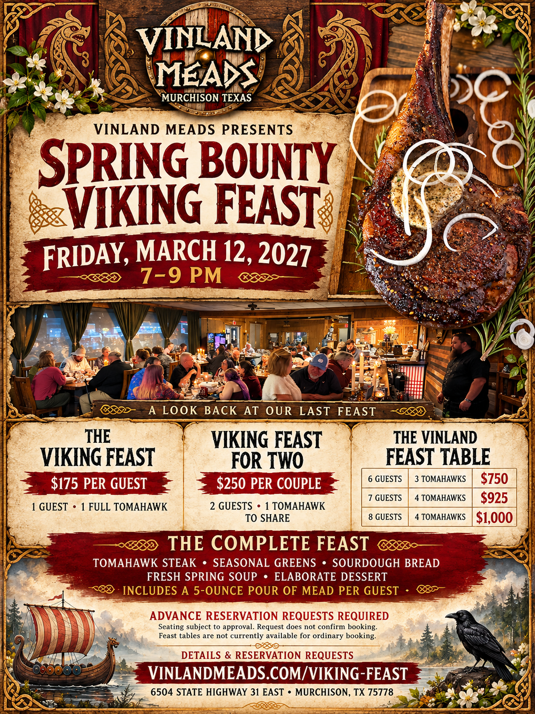 Spring Bounty Viking Feast