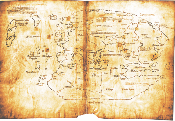 Vinland map, a world map of about 1440