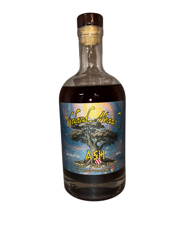 Vinland Meads Ash Smoked Pecan Mead bottle