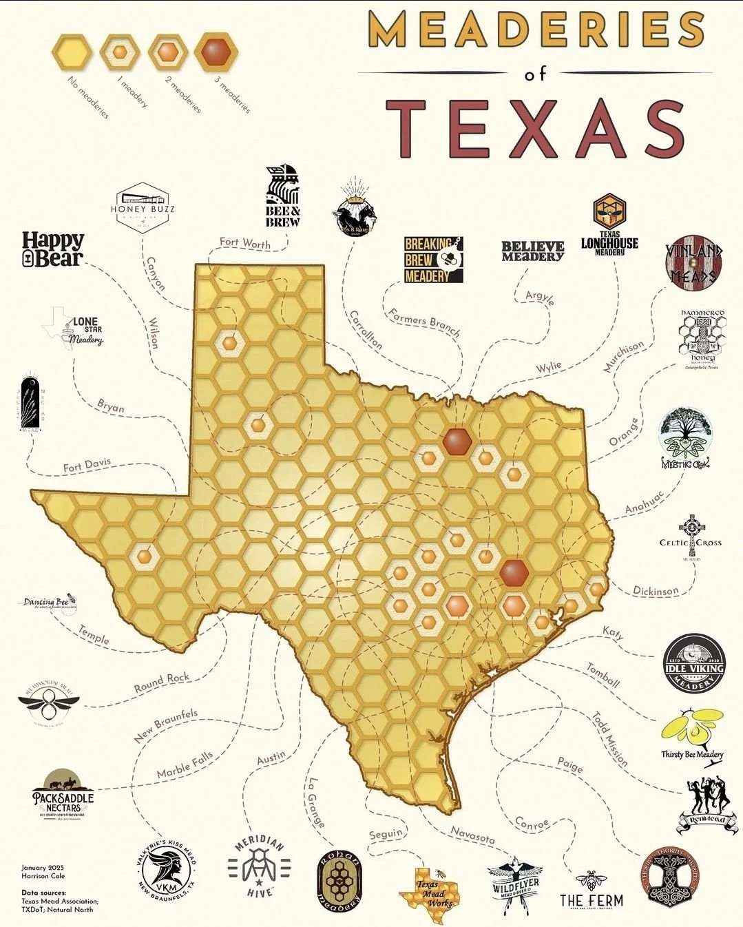 Meaderies of Texas