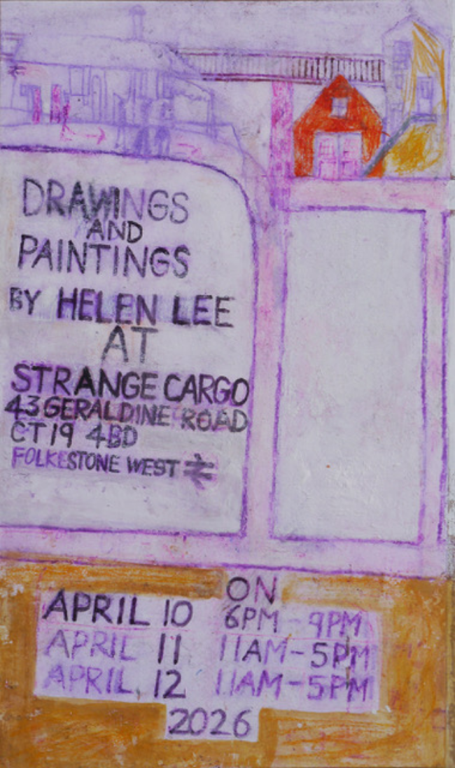 Invitation to Helen’s Exhibition at Strange Cargo