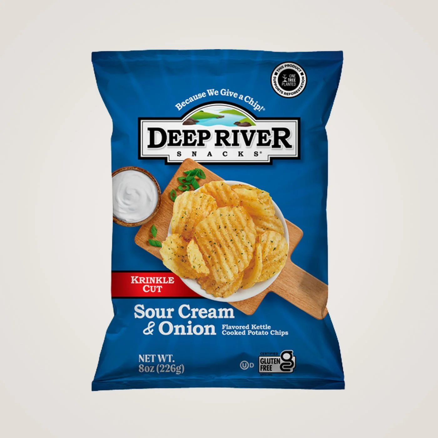 Chips: Deep River Sour Cream & Onion Chips, 2 ounce