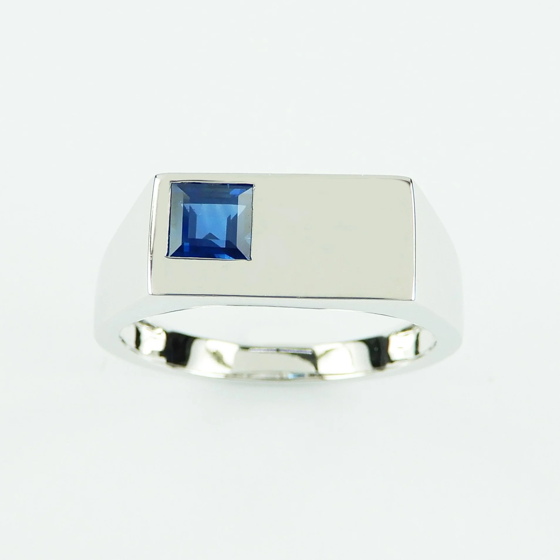 Sapphire Signet Ring