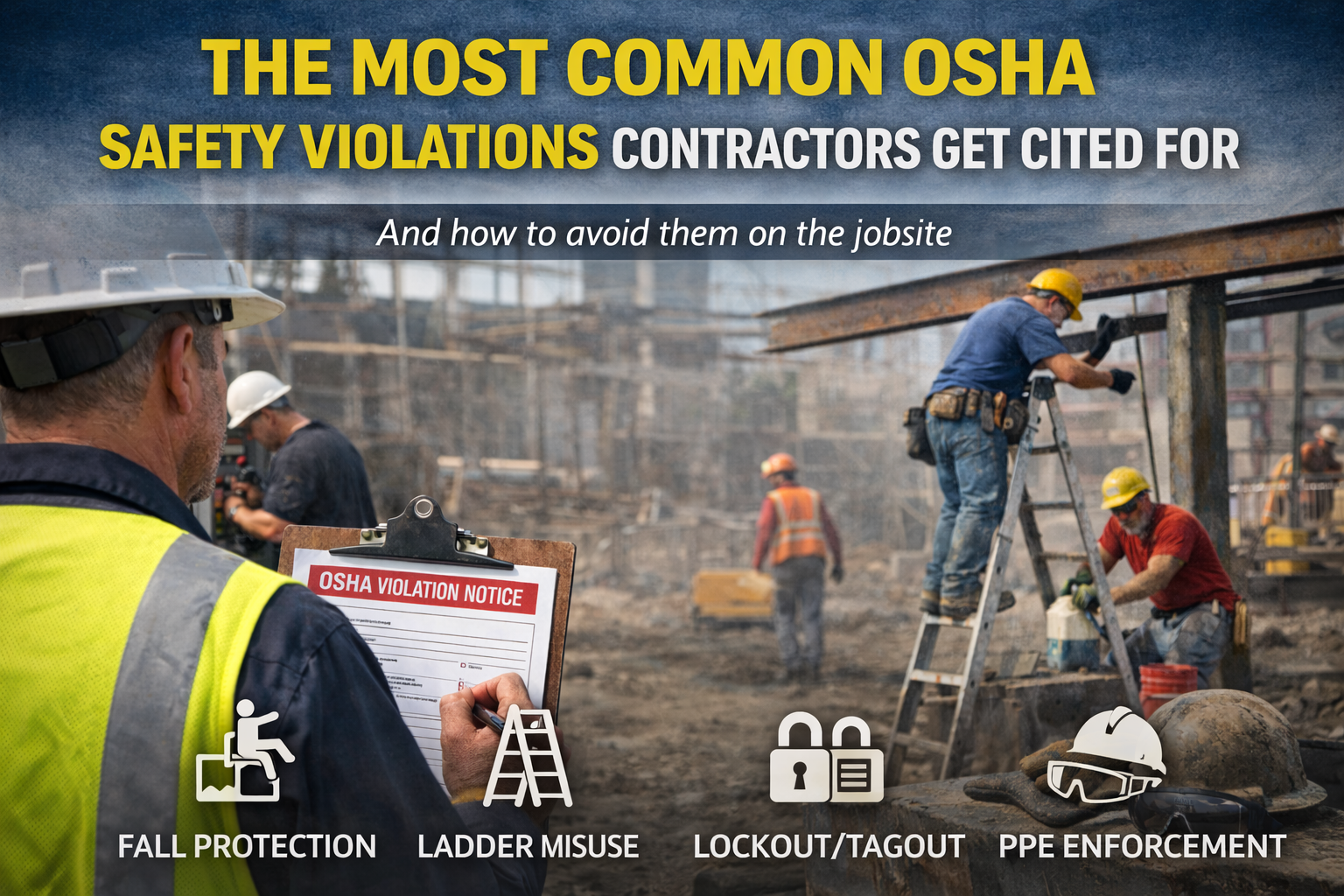 The Most Common OSHA Safety Violations Contractors Get Cited For