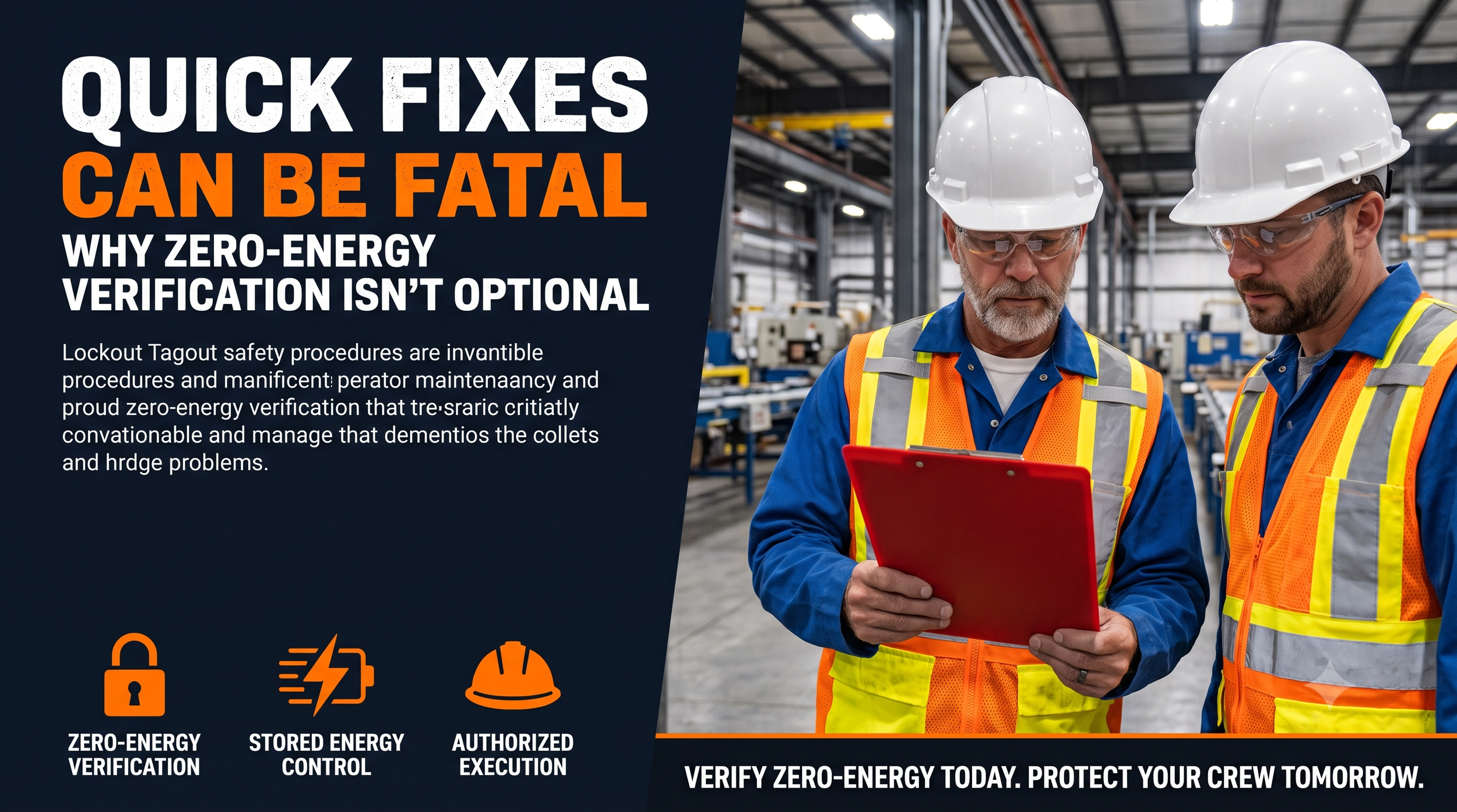 The Fallacy of "Quick Maintenance": Why Lockout/Tagout Failures Continue to Drive Severe OSHA Citations