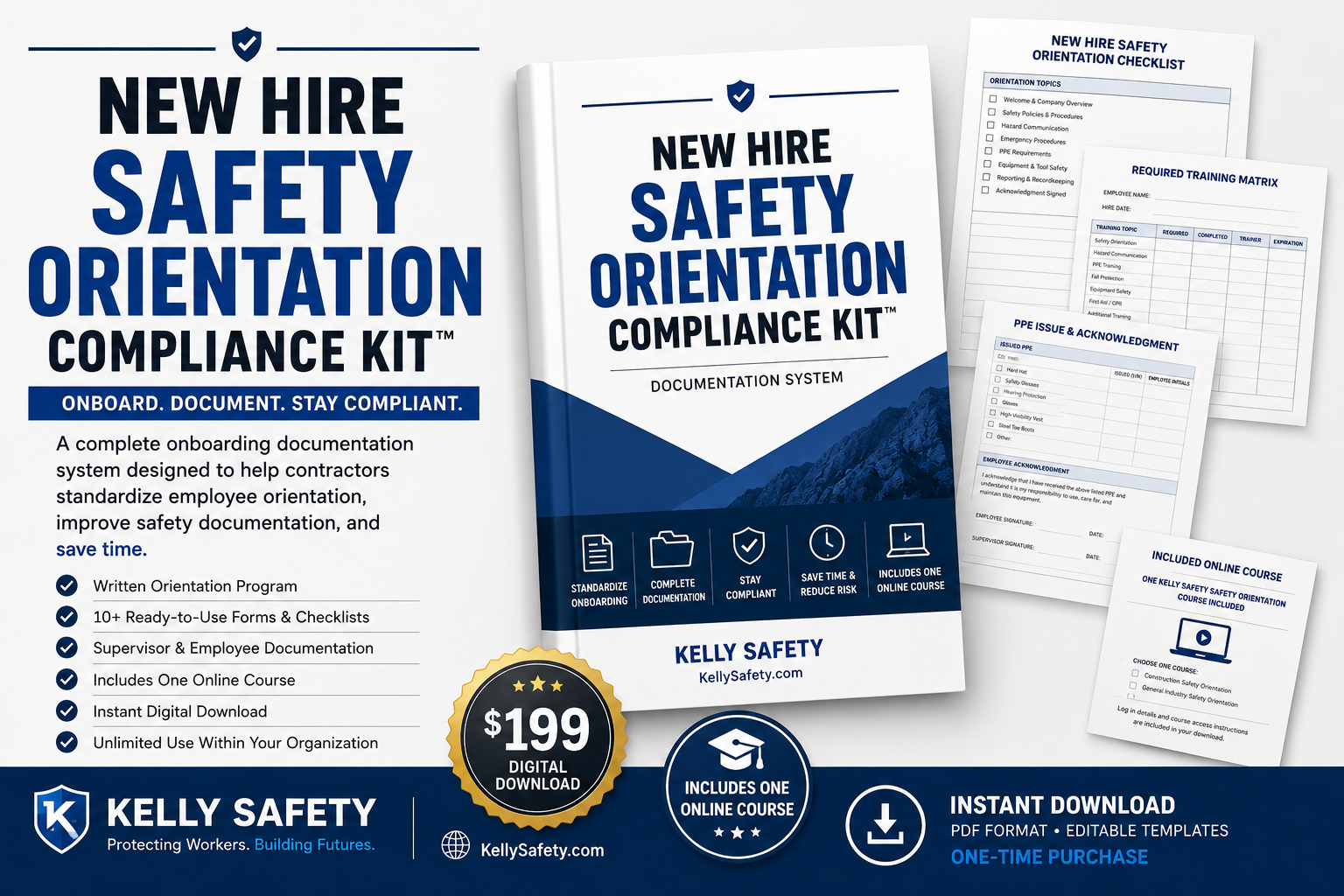 Kelly Safety Compliance Kit™ - New Hire Safety Orientation