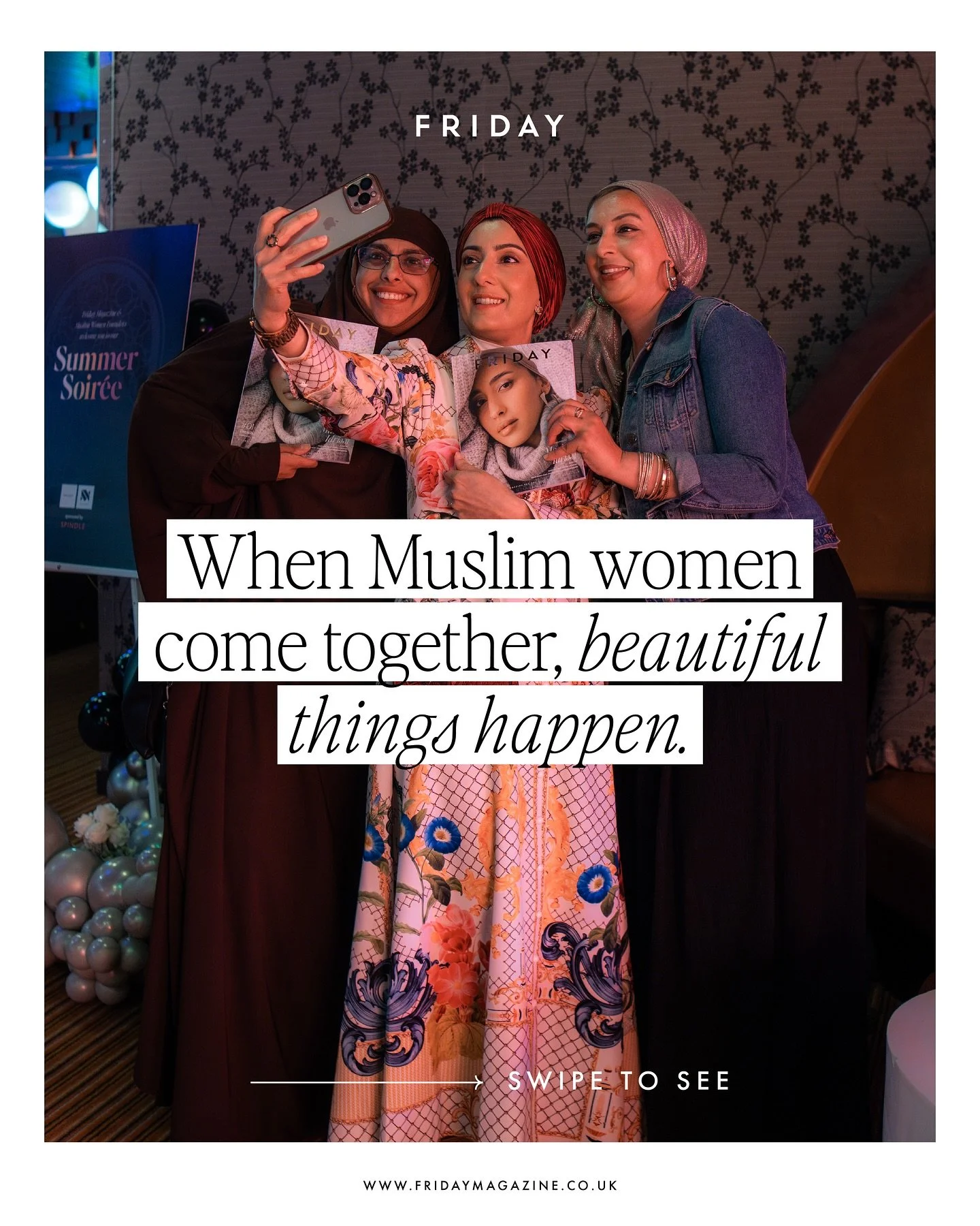 When Muslim women come together, powerful things happen 🌅

Our Friday x MWF Summer Soiree wasn&rsquo;t just about gathering and talking about change &mdash; it was about giving to each other as women and rising up together.

Together, we raised &pou