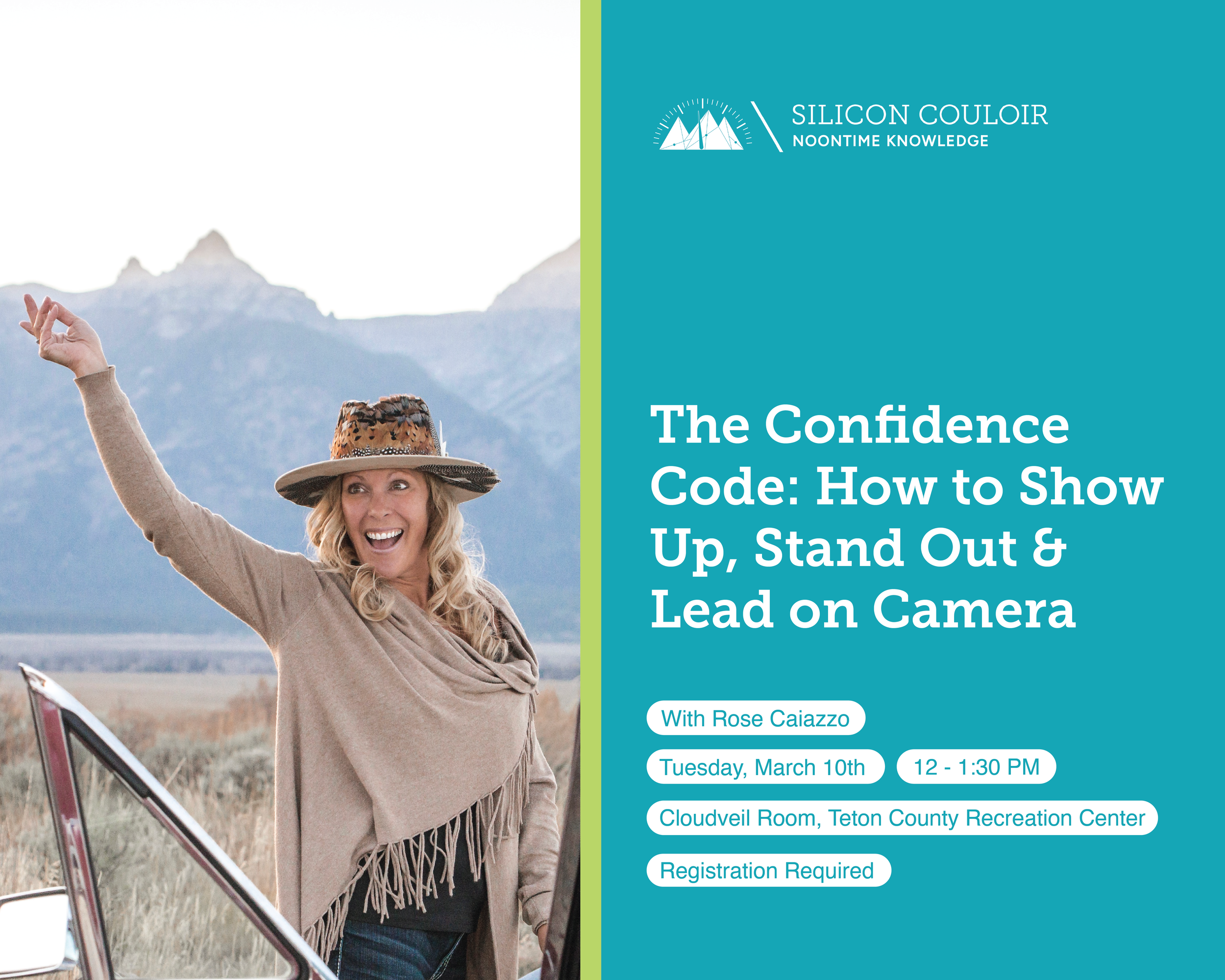 Noontime Knowledge: The Confidence Code—How to Show Up, Stand Out &amp; Lead on Camera