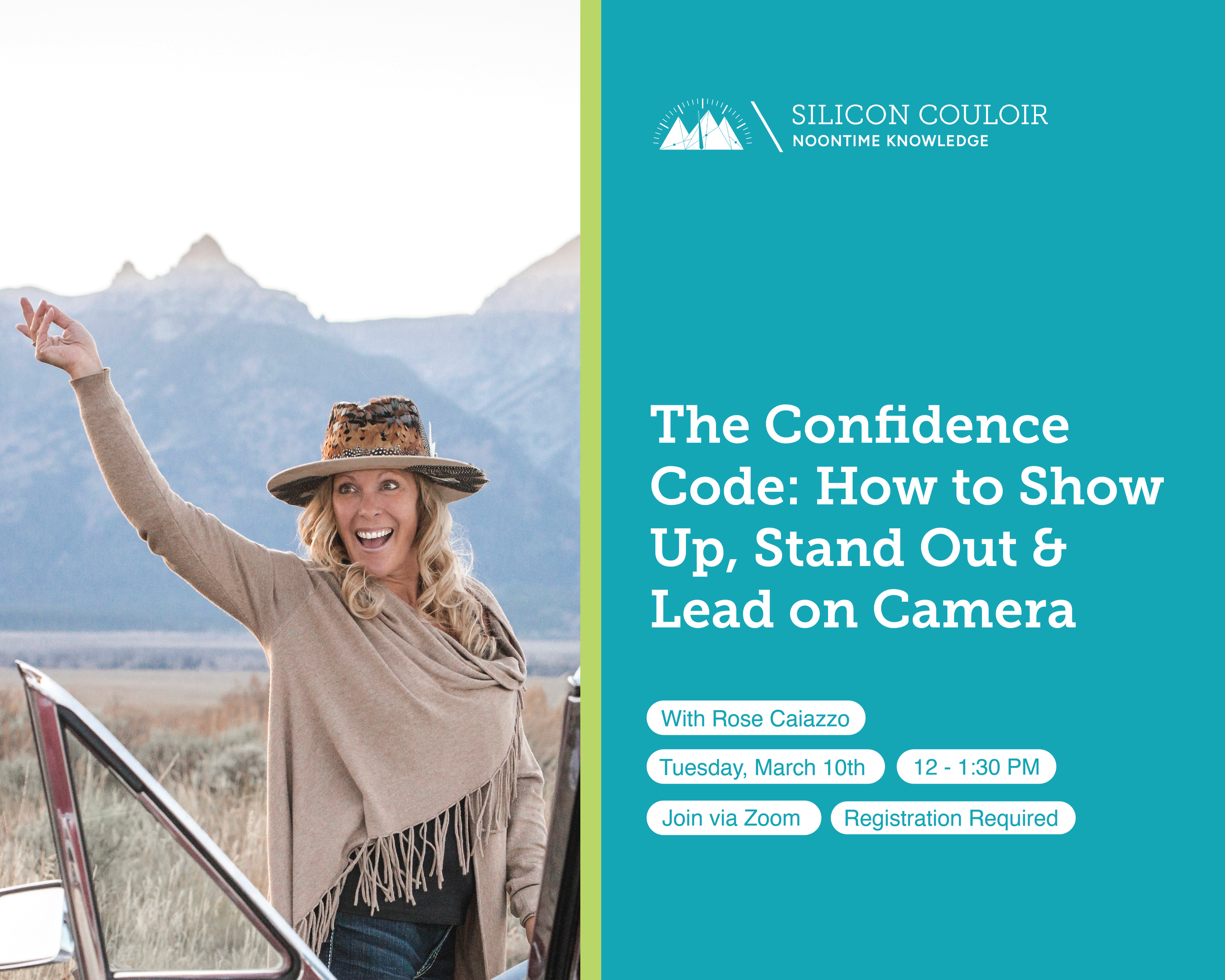 Virtual Noontime Knowledge: The Confidence Code—How to Show Up, Stand Out &amp; Lead on Camera