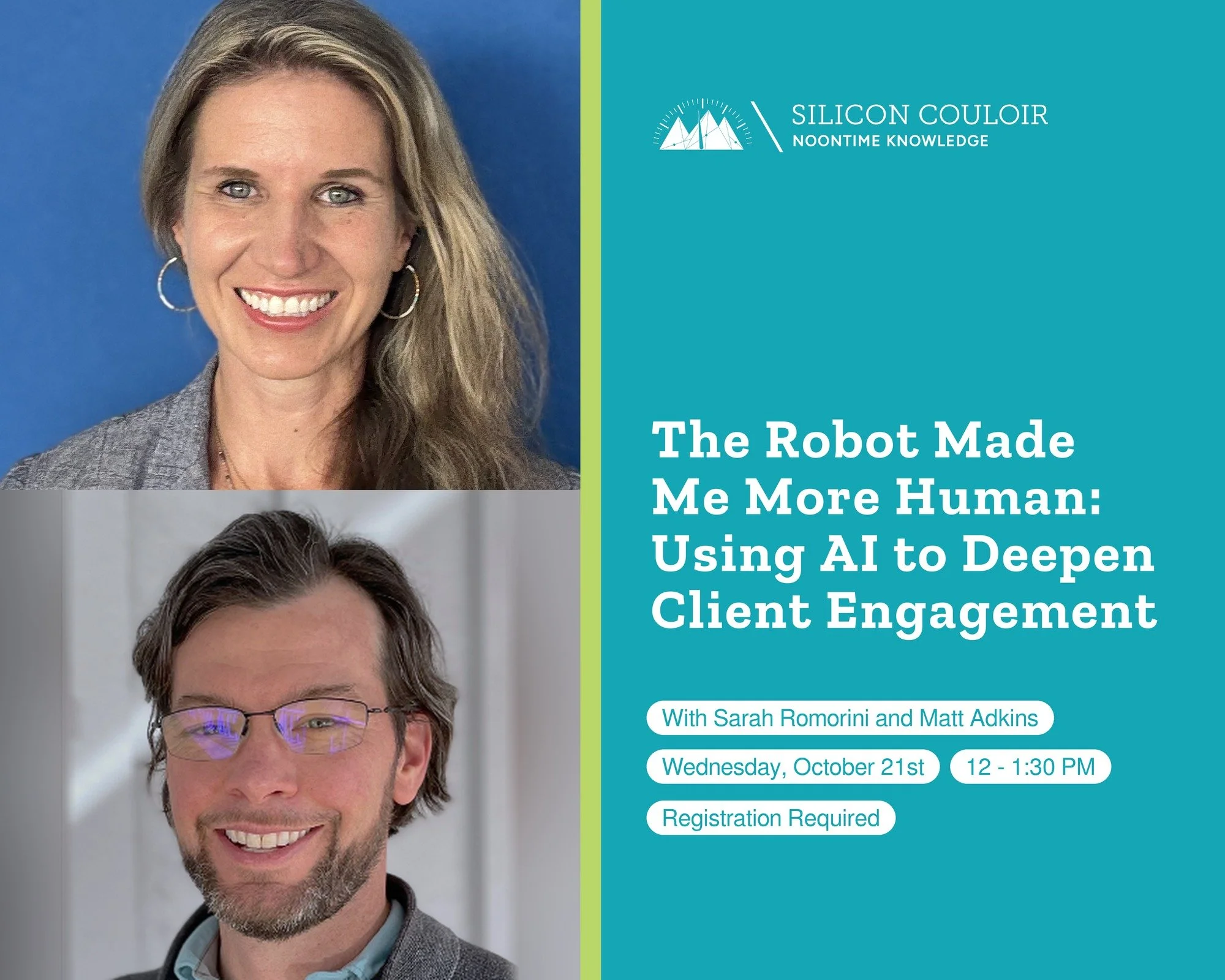Noontime Knowledge—The Robot Made Me More Human: Using AI to Deepen Client Engagement