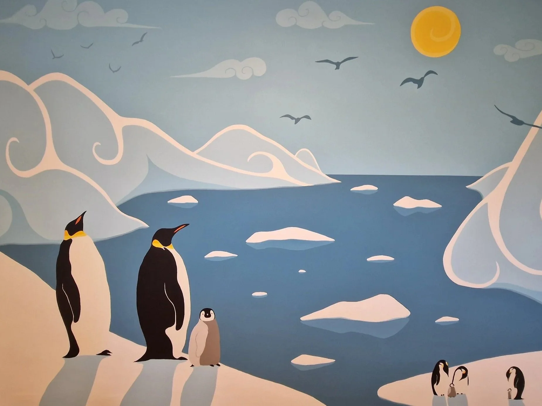 Pingviner med udsigt