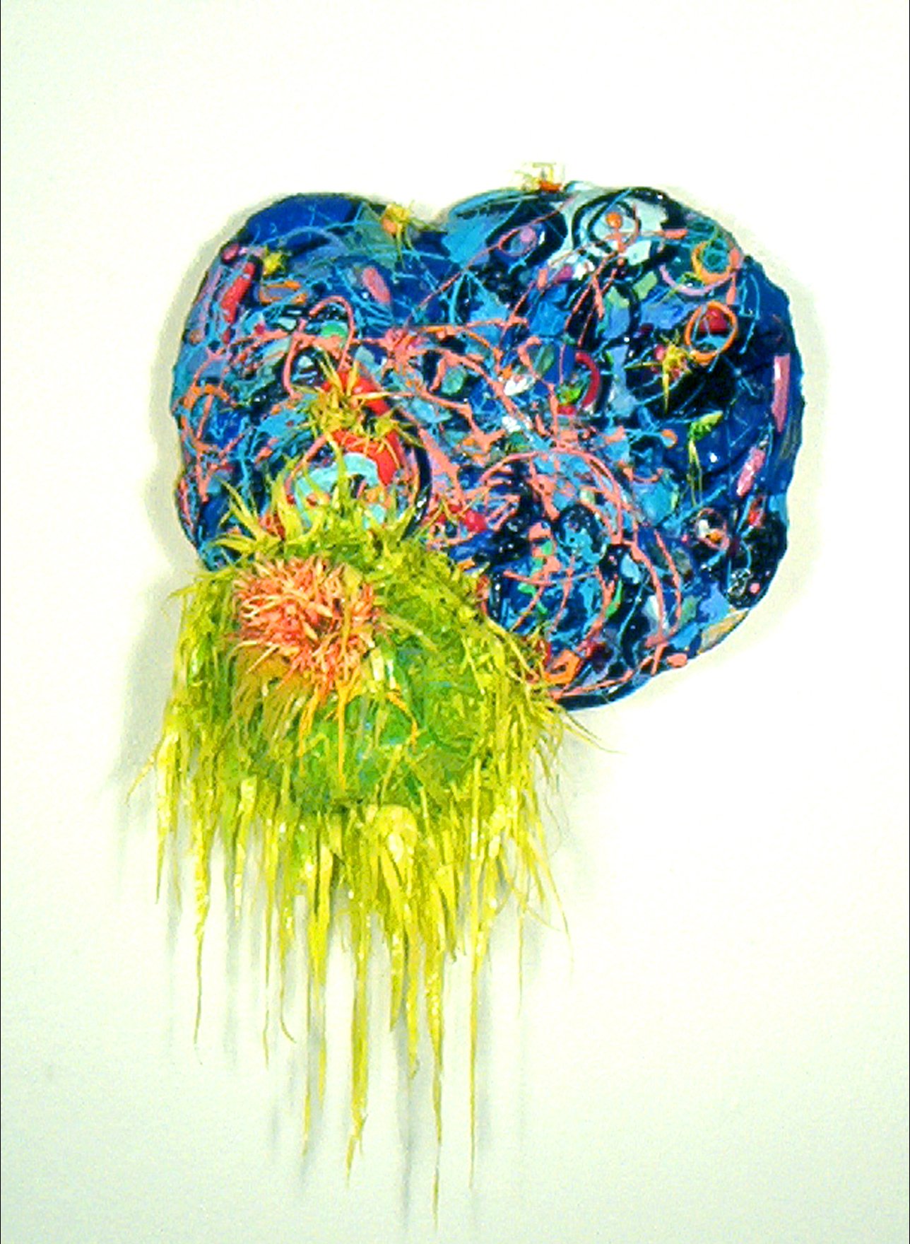 Sea Monkey Island, 15 x 10 x 6, 2006, polystyrene, fabric, canvas, acrylic