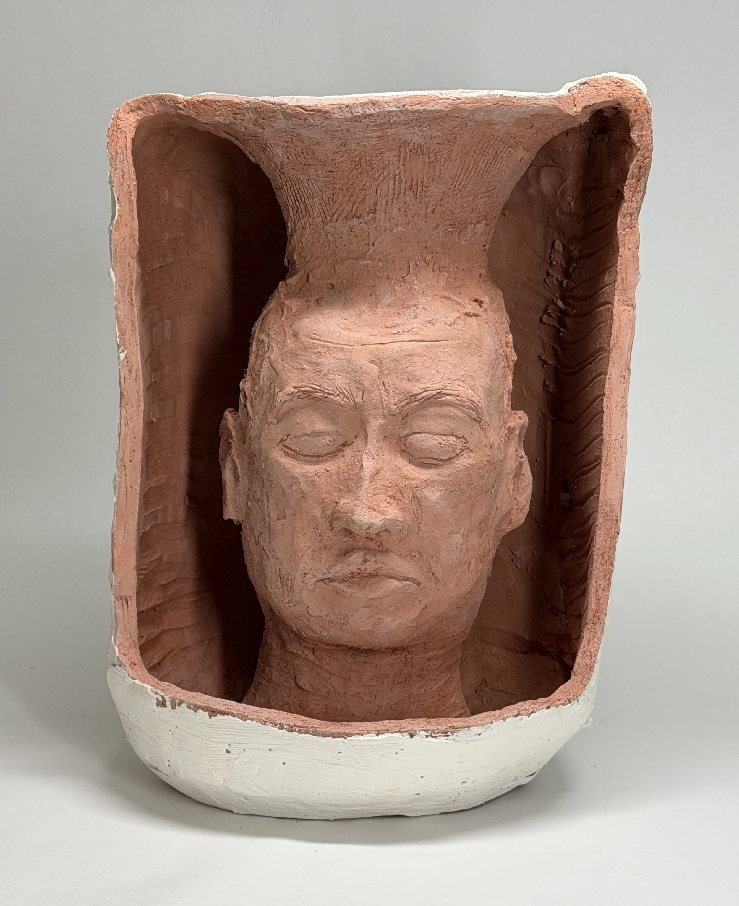 Give what you never got, 16 x 12in dia, 2025, ceramic