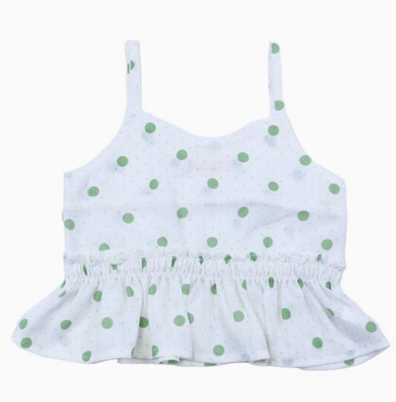Green Polka Dot Tank