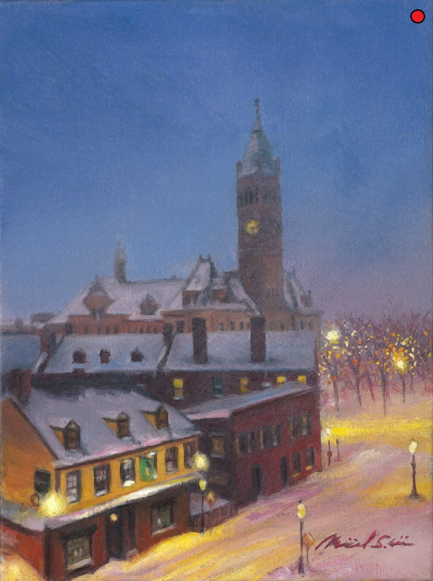 Worthen St. Little Lowell No. 3, 2024_Oil_on_linen_08X06 -sold-