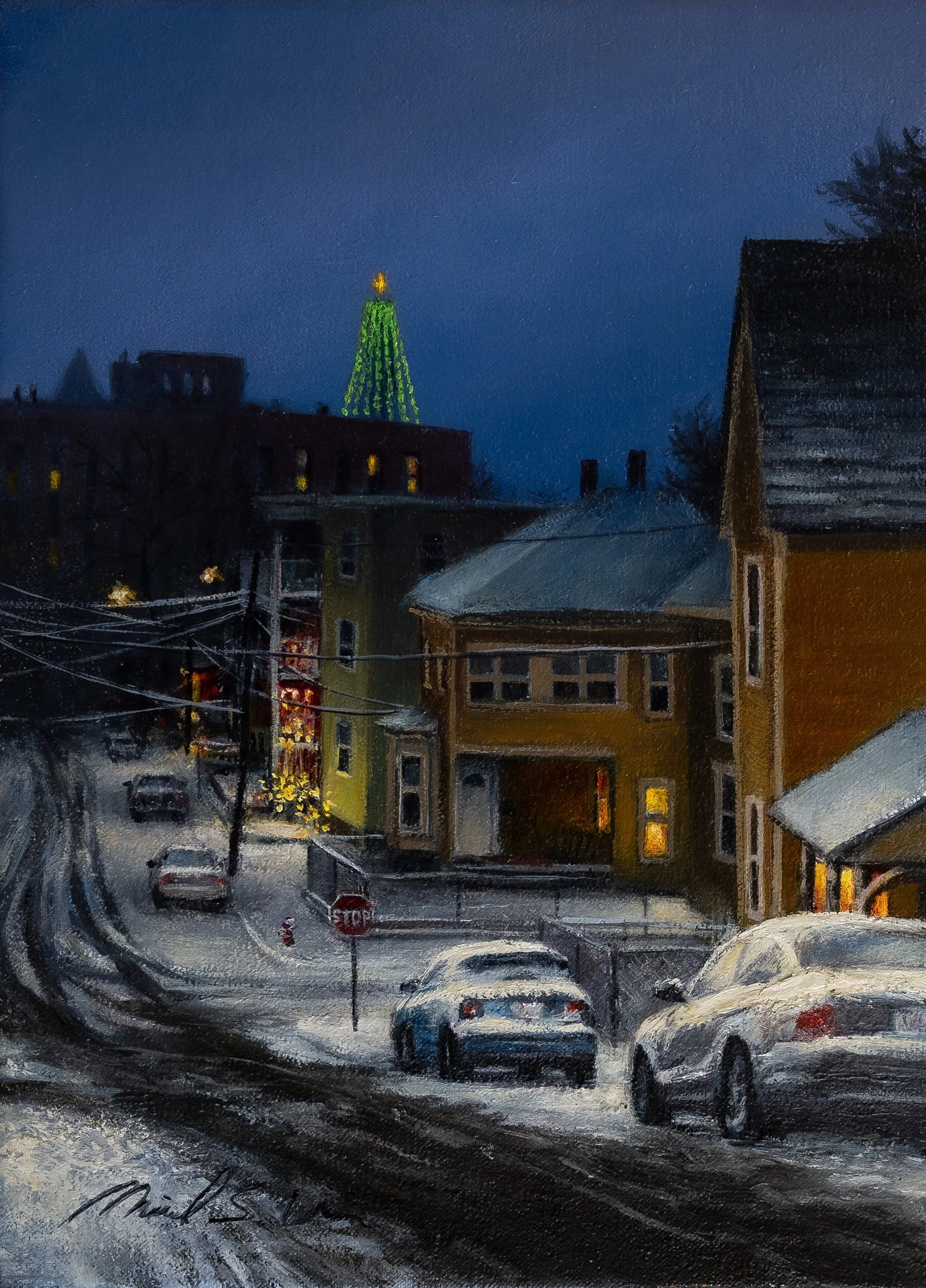 Wannalancit Christmas tree No.2, 2026 oil_on_linen 12X09