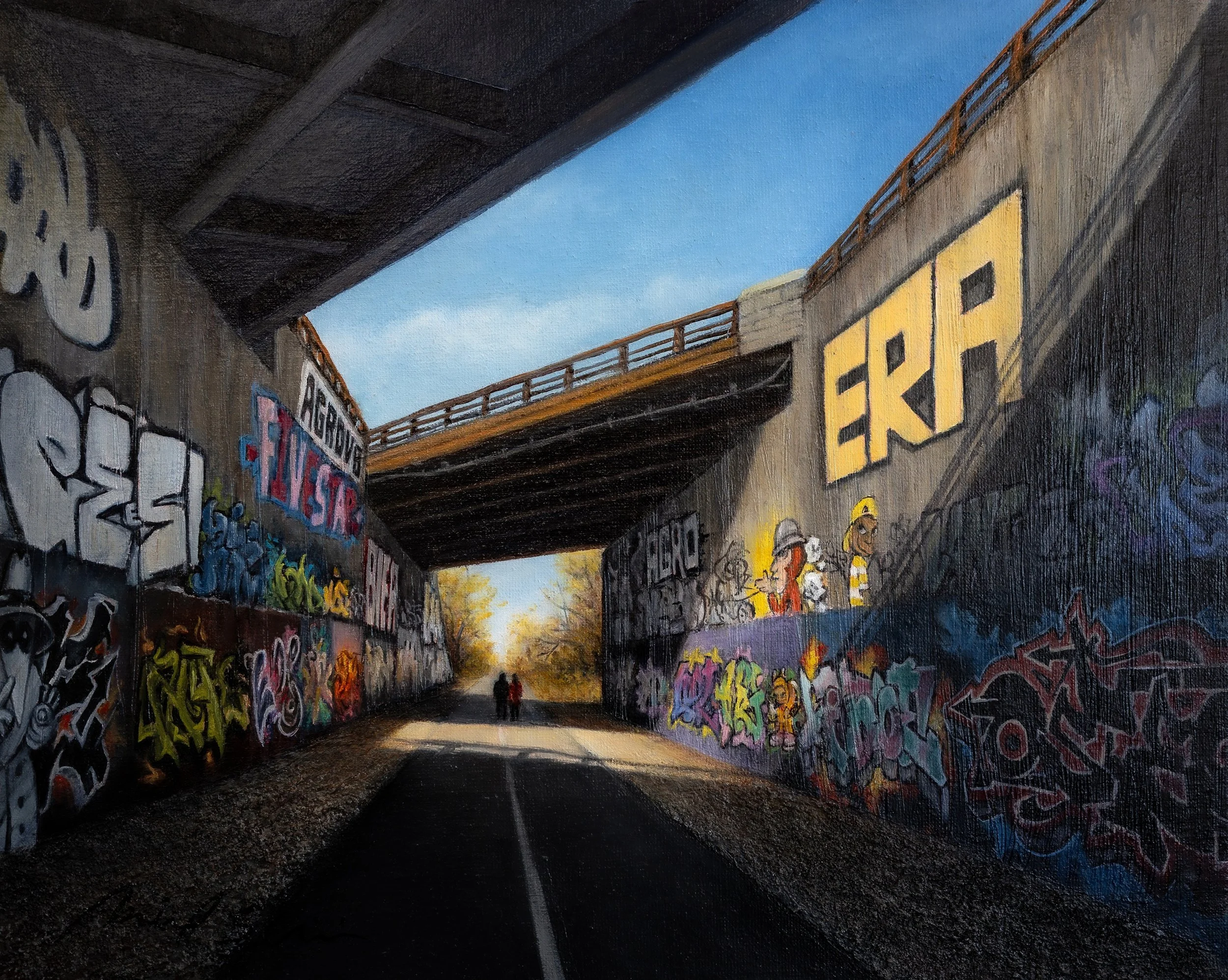 Legal Wall, Lowell Connector No.1 2026 oil_on_linen 16X20