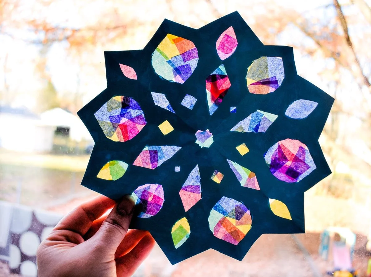 Craft Workshop - Stained Glass Snowflakes