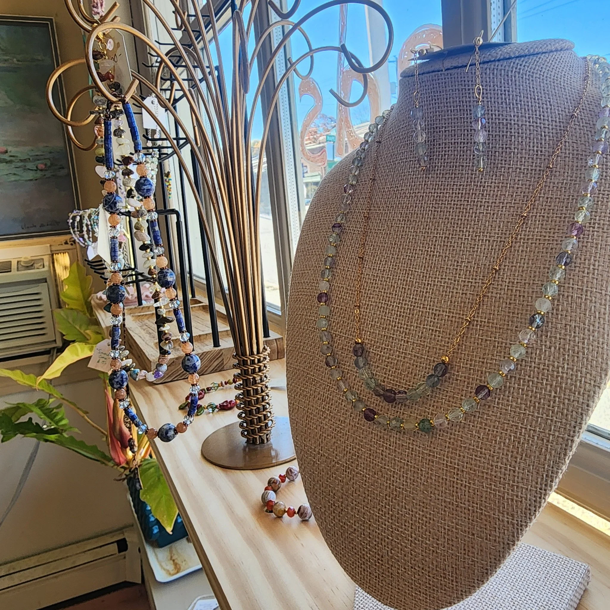 The Sun Spot is participating in Wilton's Merchant Trick or Treat today! Stop by the store for some candy, and check out our handcrafted jewelery while you're here 🎃