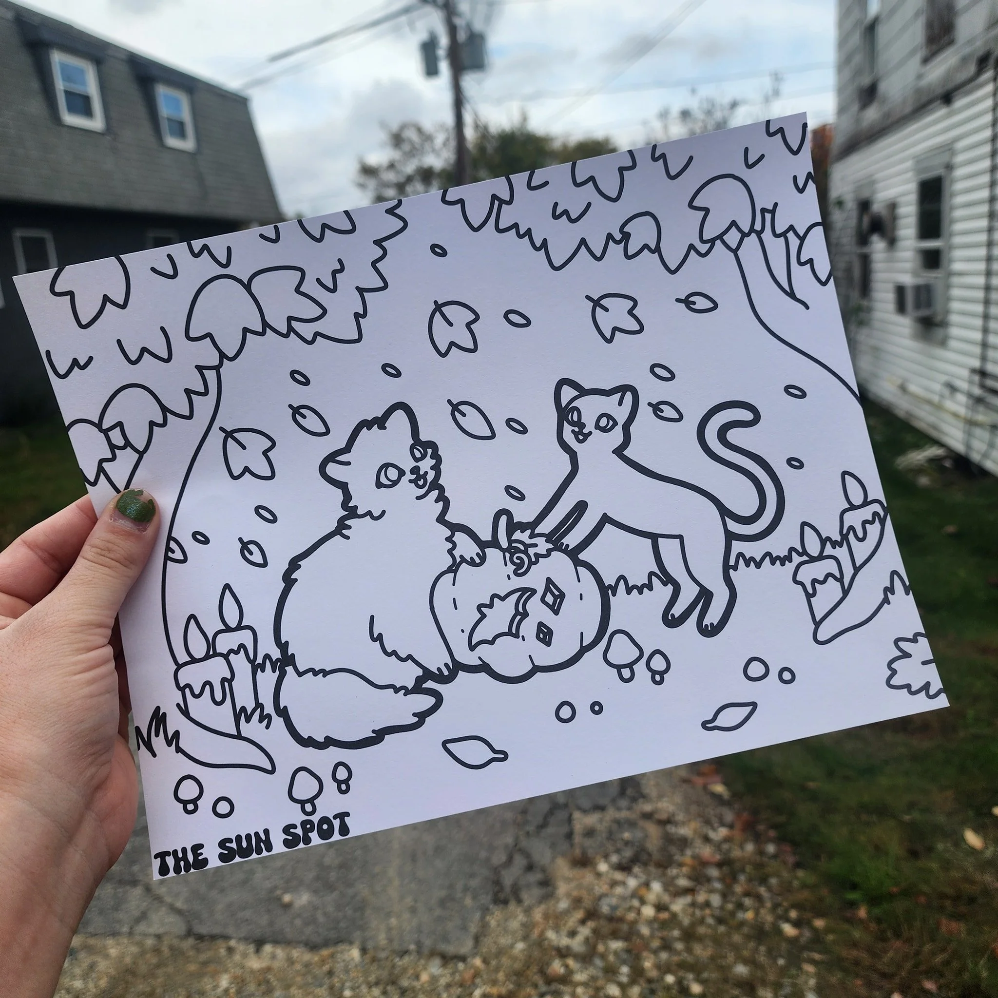 We've got some NEW autumn coloring pages in the shop! 🍂 come in for your free coloring page!