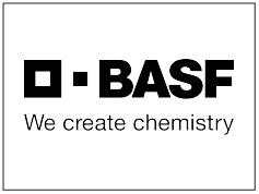 BASF-logo met de tekst 'We create chemistry'