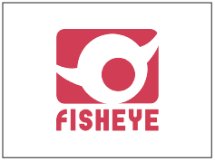 FISHEYE logo in red on a white background