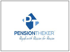 Logo van PensionTheker met tekst 'People with Passion for Pensions'