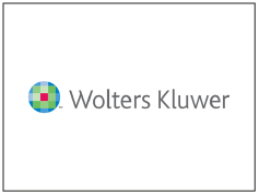 Wolters Kluwer logo with multicolored globe icon and text