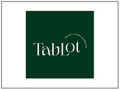 Logo van Tablot op een groene achtergrond