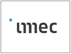 Logo van het bedrijf Lmec met een klein blauw vierkant en de bedrijfsnaam in zwarte letters