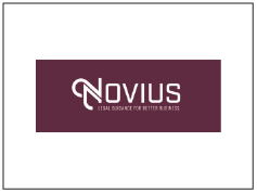 Logo van Novius op witte achtergrond