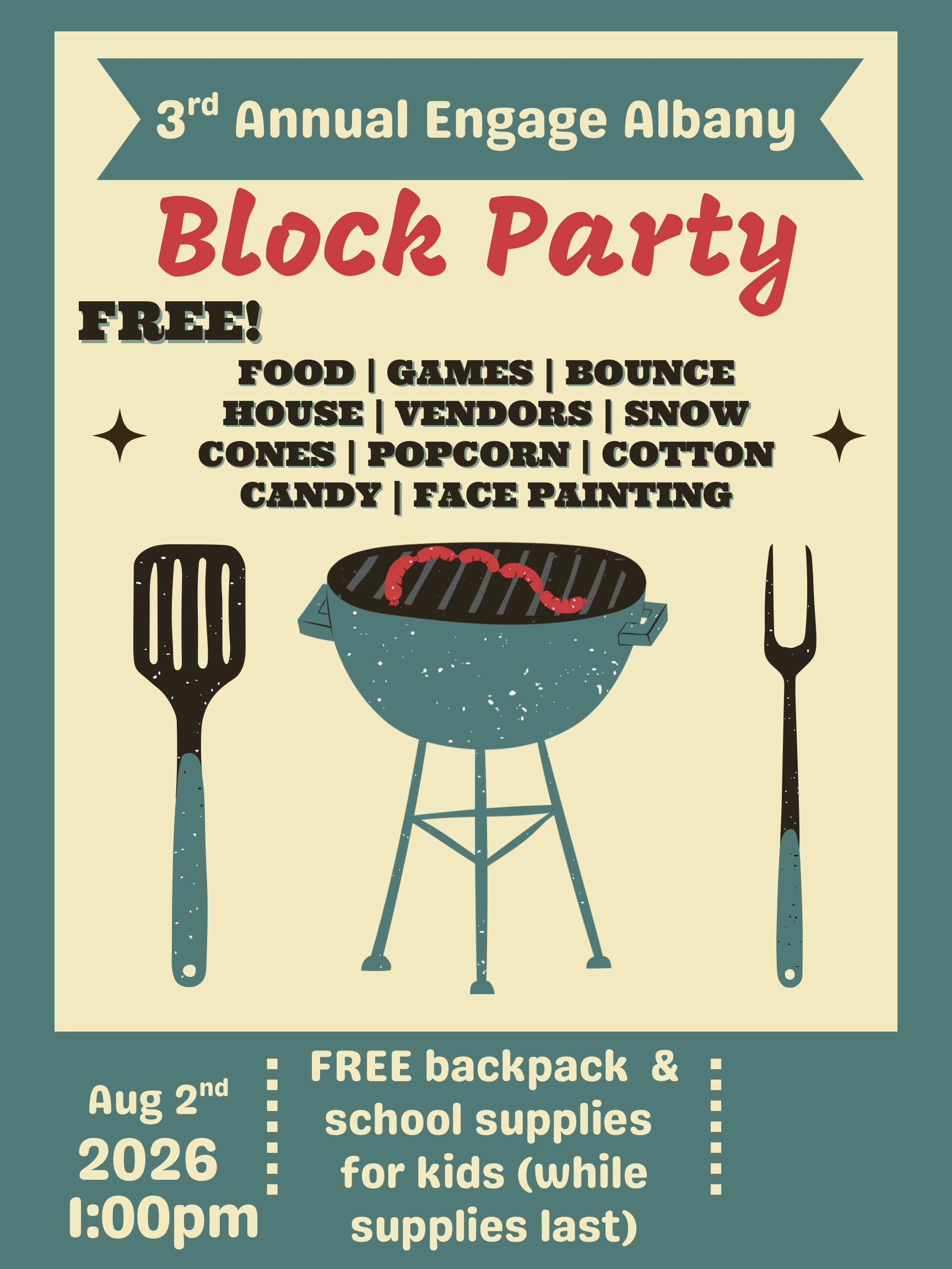 8/2 Block Party 1pm