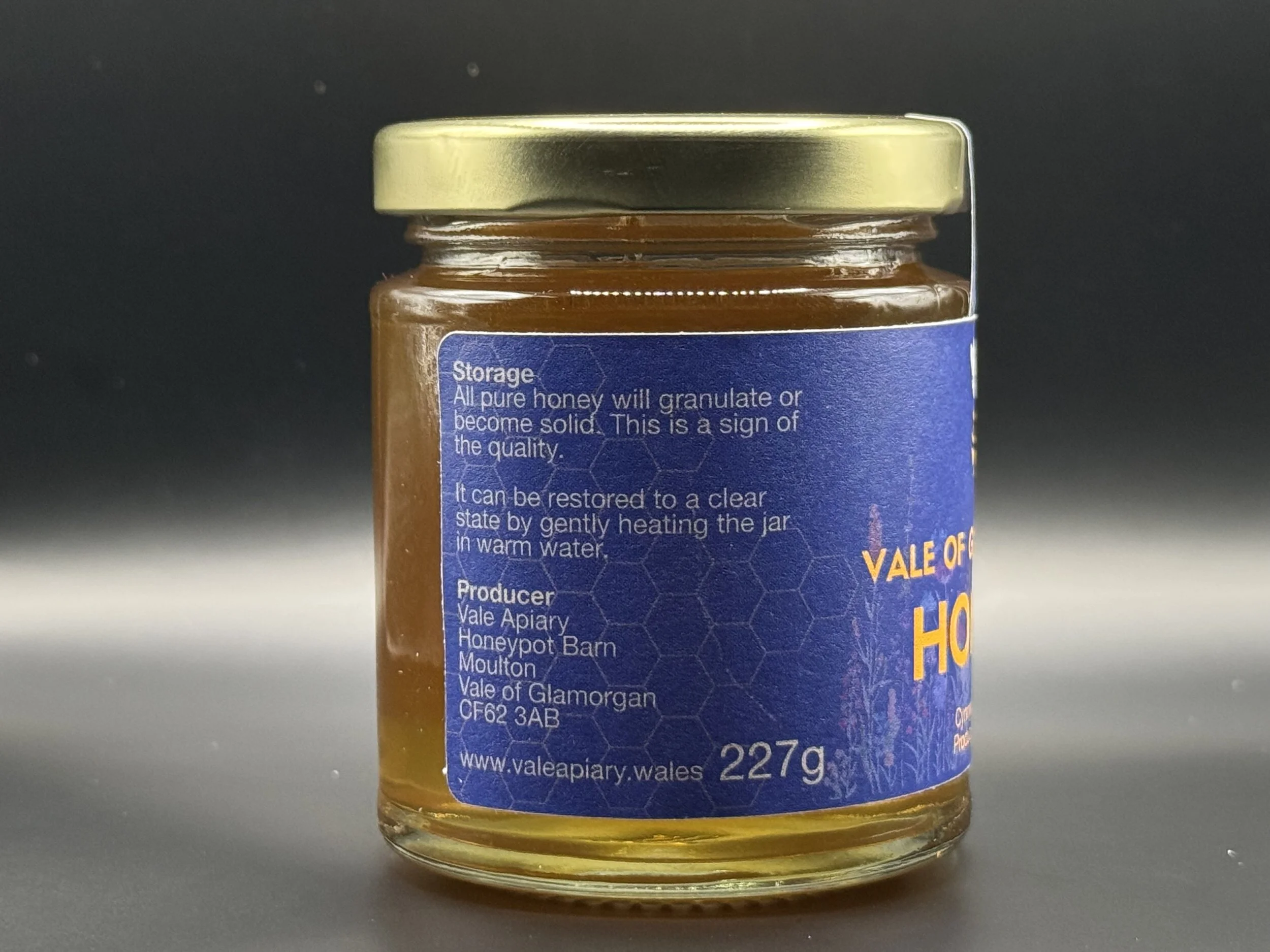 Vale of Glamorgan Honey - left