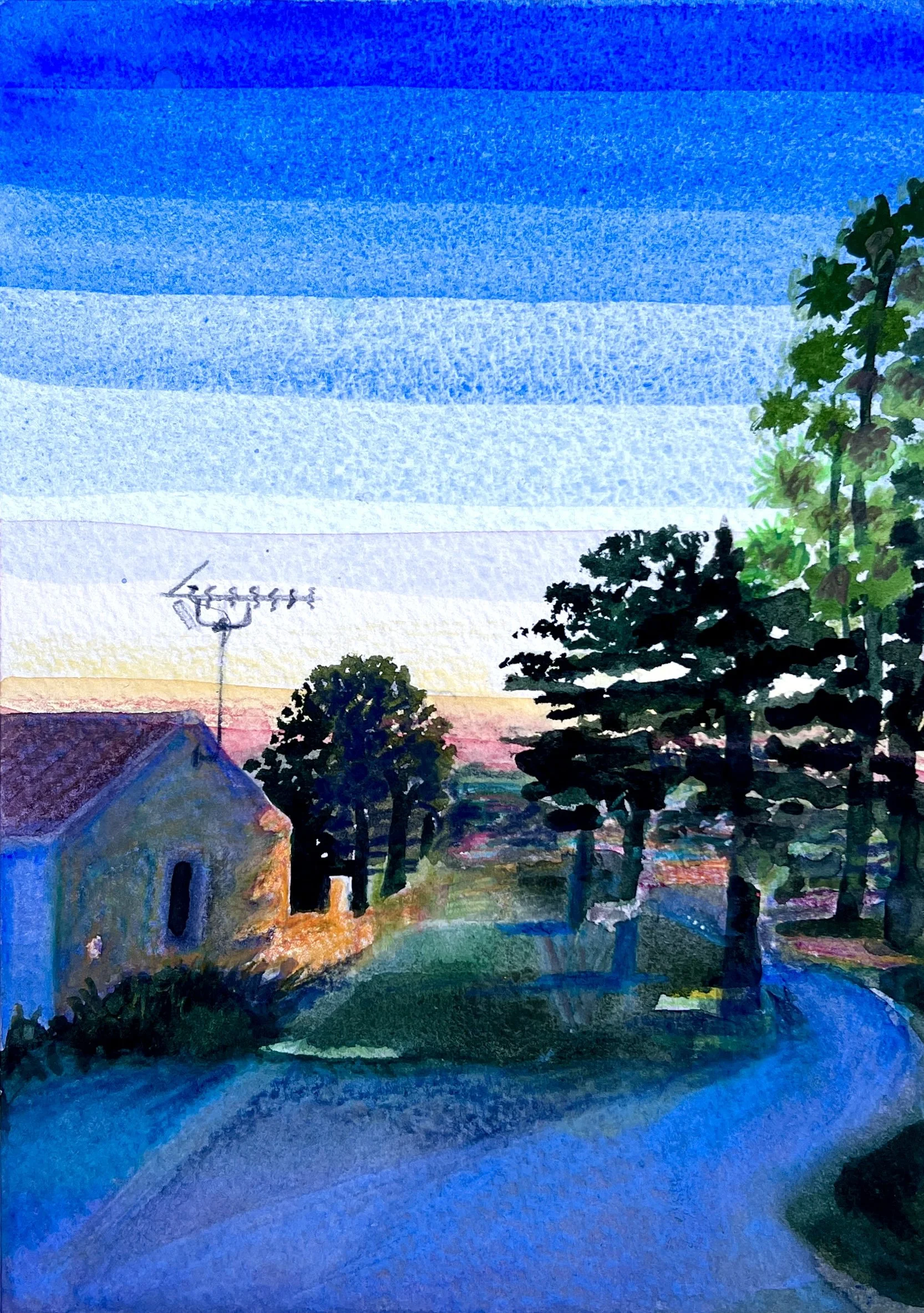 ‘Rue Bellevue’ - Giclee Print