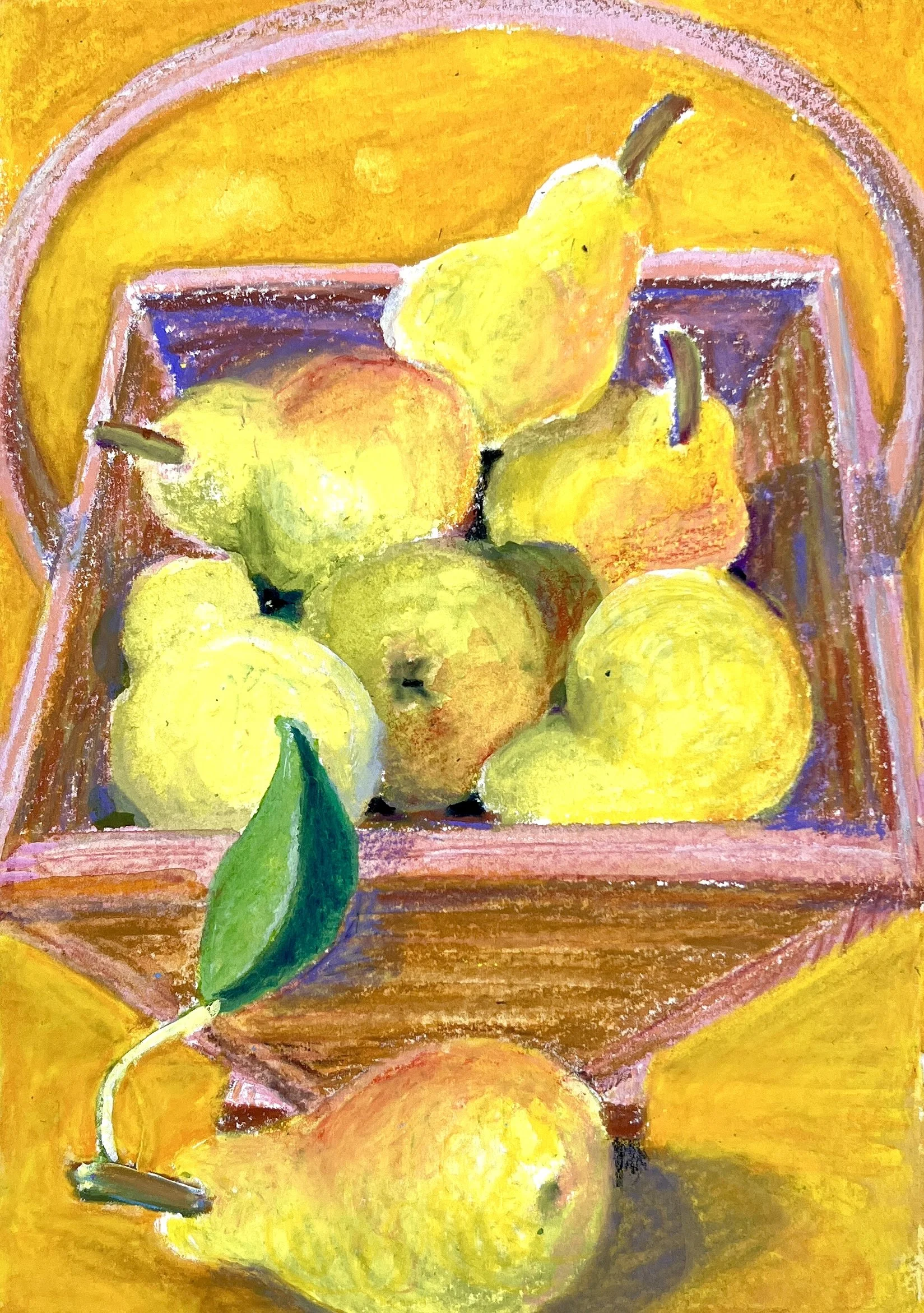 ‘Basket of Pears’ - Giclee Print