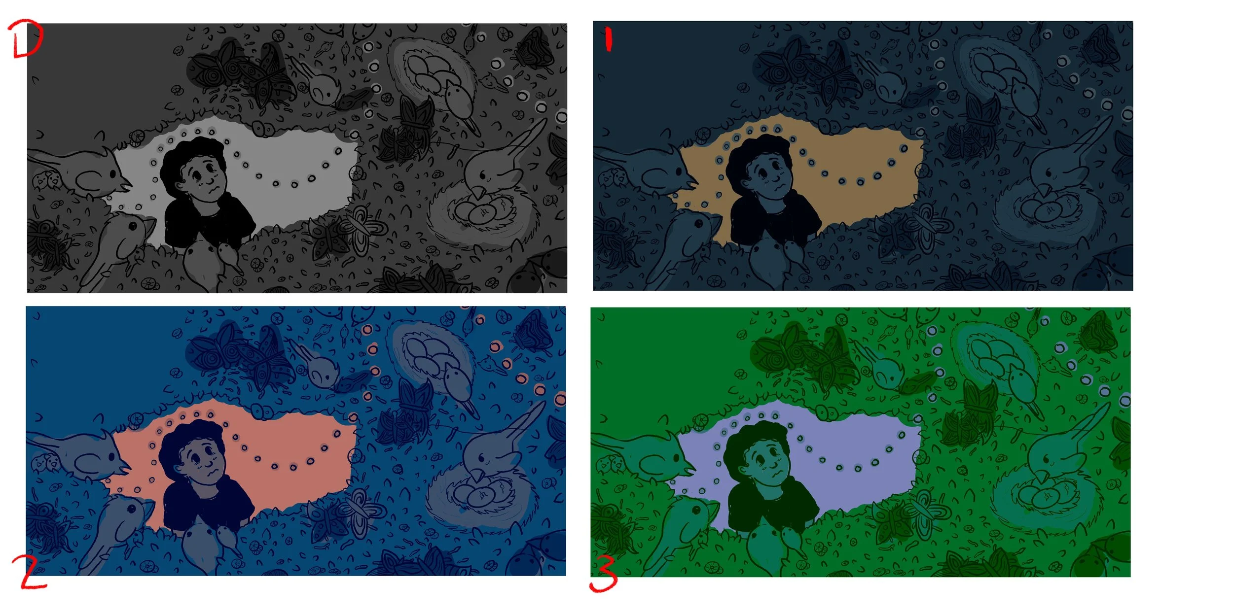 Value/ Color Sketches 1