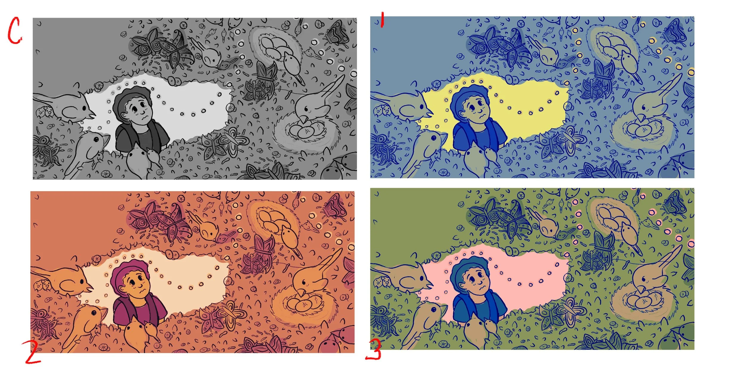 Value/ Color Sketches 2