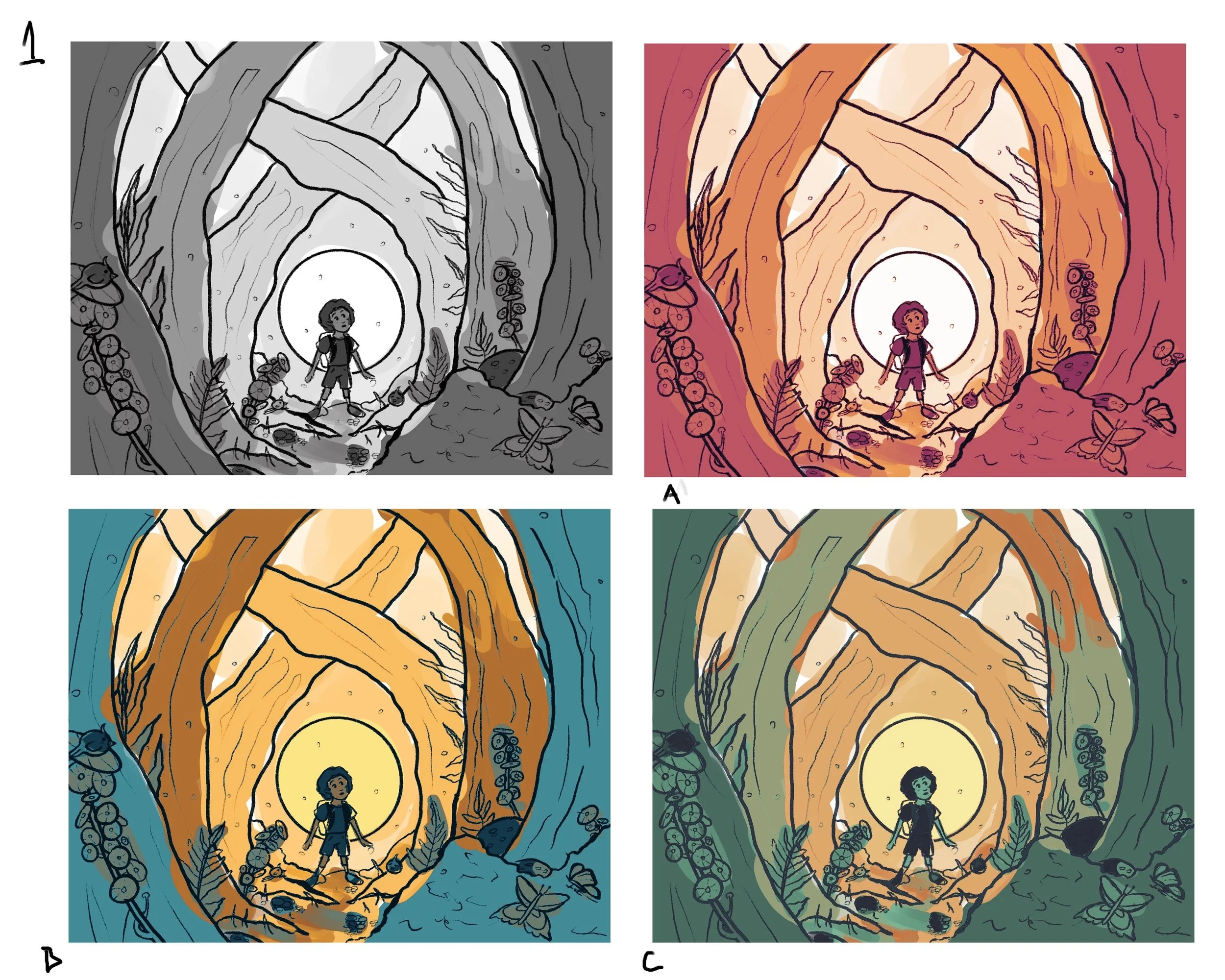 Value/ Color Sketches 1