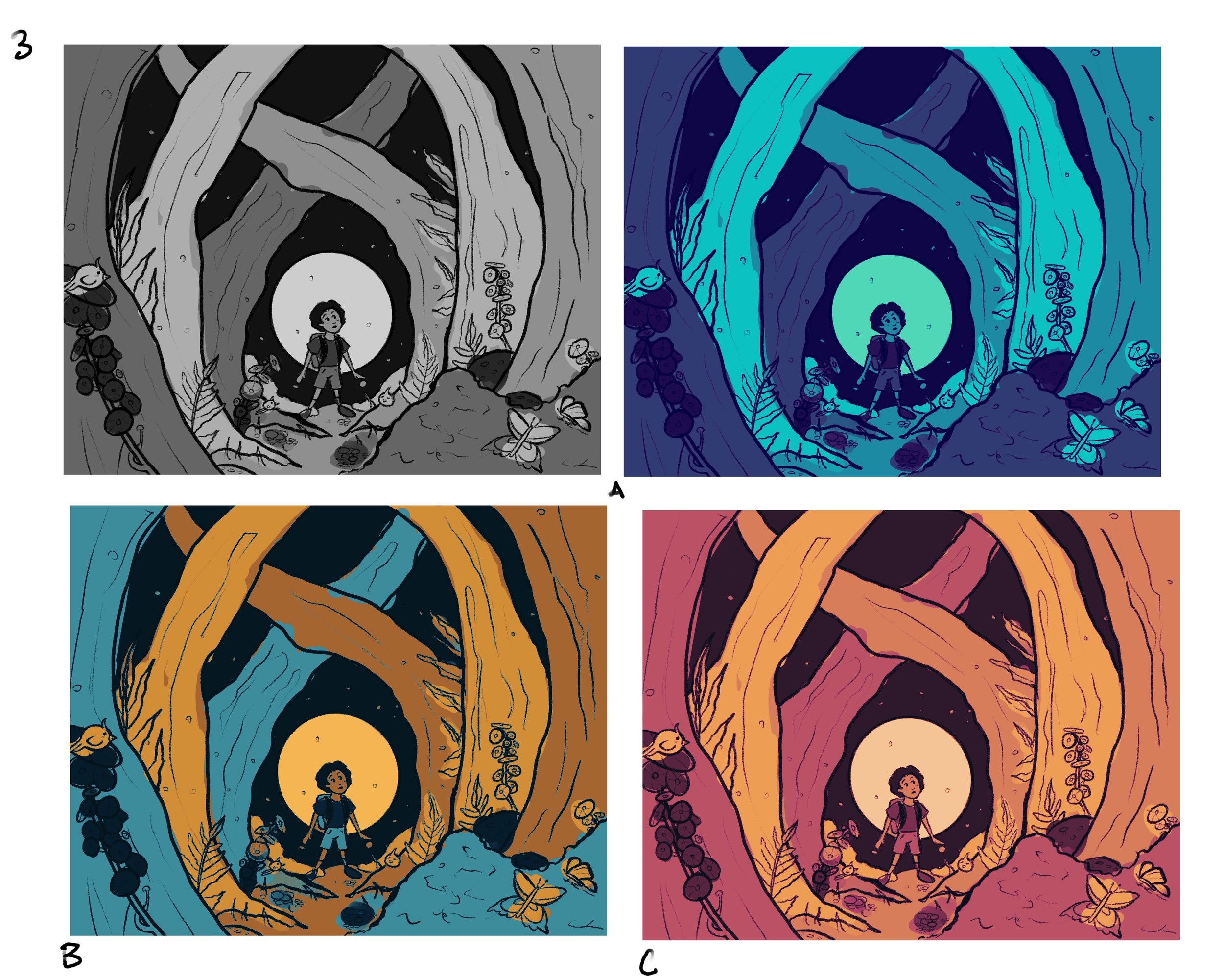 Value/ Color Sketches 3