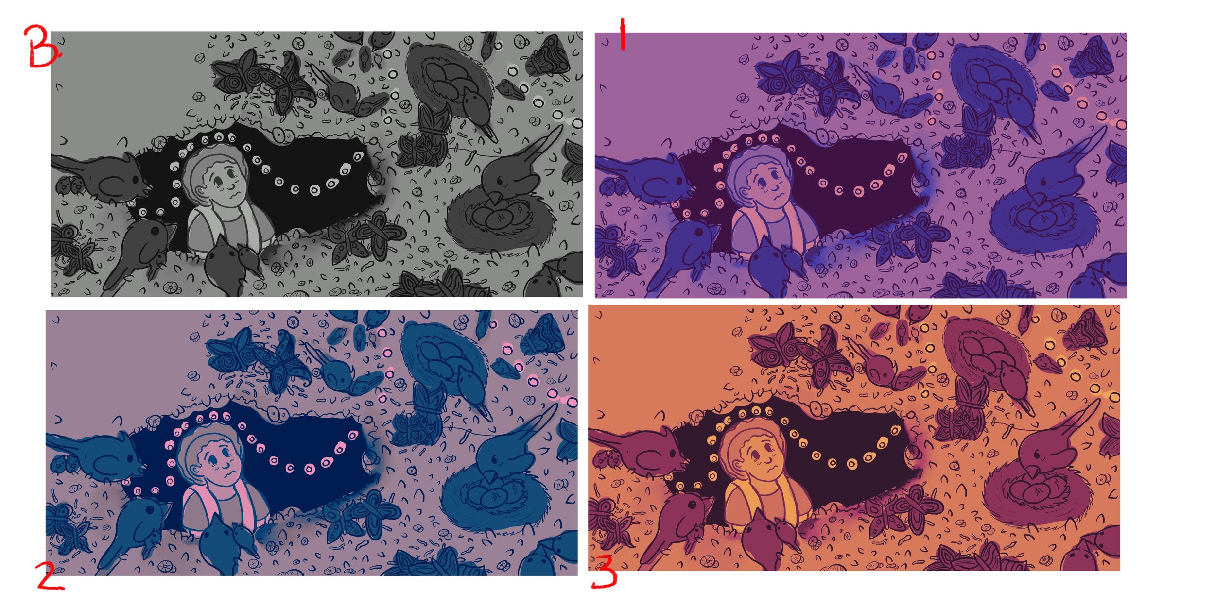 Value/ Color Sketches 3