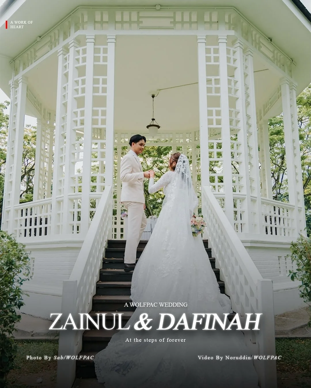 From the wedding of Zainul &amp; Dafinah.

There was beauty in the silence of it all.

The pauses between moments, 
the unspoken understanding, 
the calm before forever began.

A love that spoke softly, 
yet said everything.

&mdash;&mdash;&mdash;&md