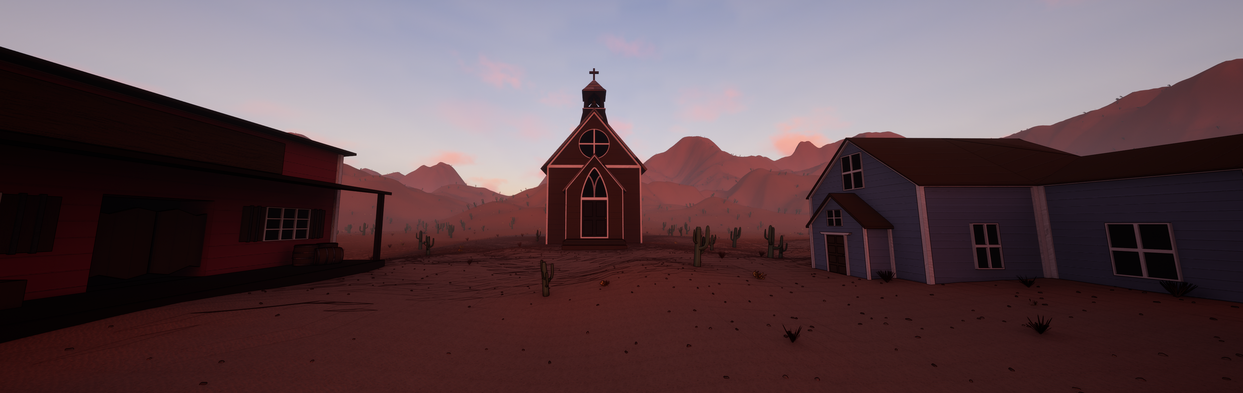 A digital environment modeled in Blender and simulated in Unreal Engine. All models built by me, all materials created by me with normals from Fab.com