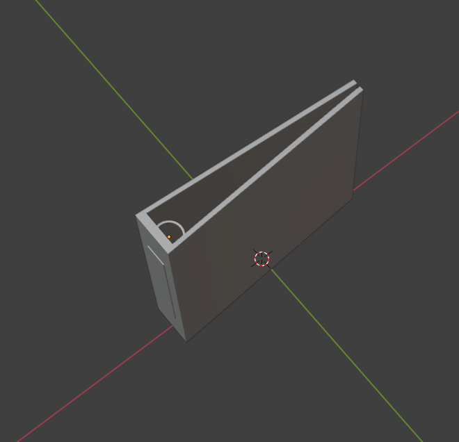 A binder modeled in Blender for the environment of a student-created game titled "BlackPoint"