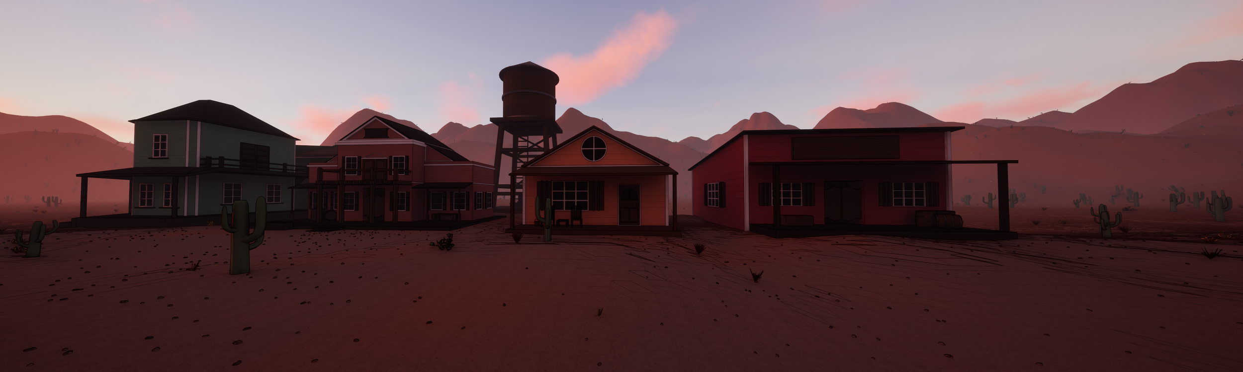 A digital environment modeled in Blender and simulated in Unreal Engine. All models built by me, all materials created by me with normals from Fab.com