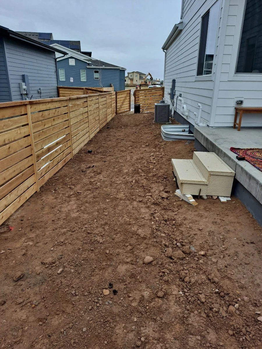 Rock replacement, addition of drip line, flowers, landscaping rock and mulch.  (Before & After)
