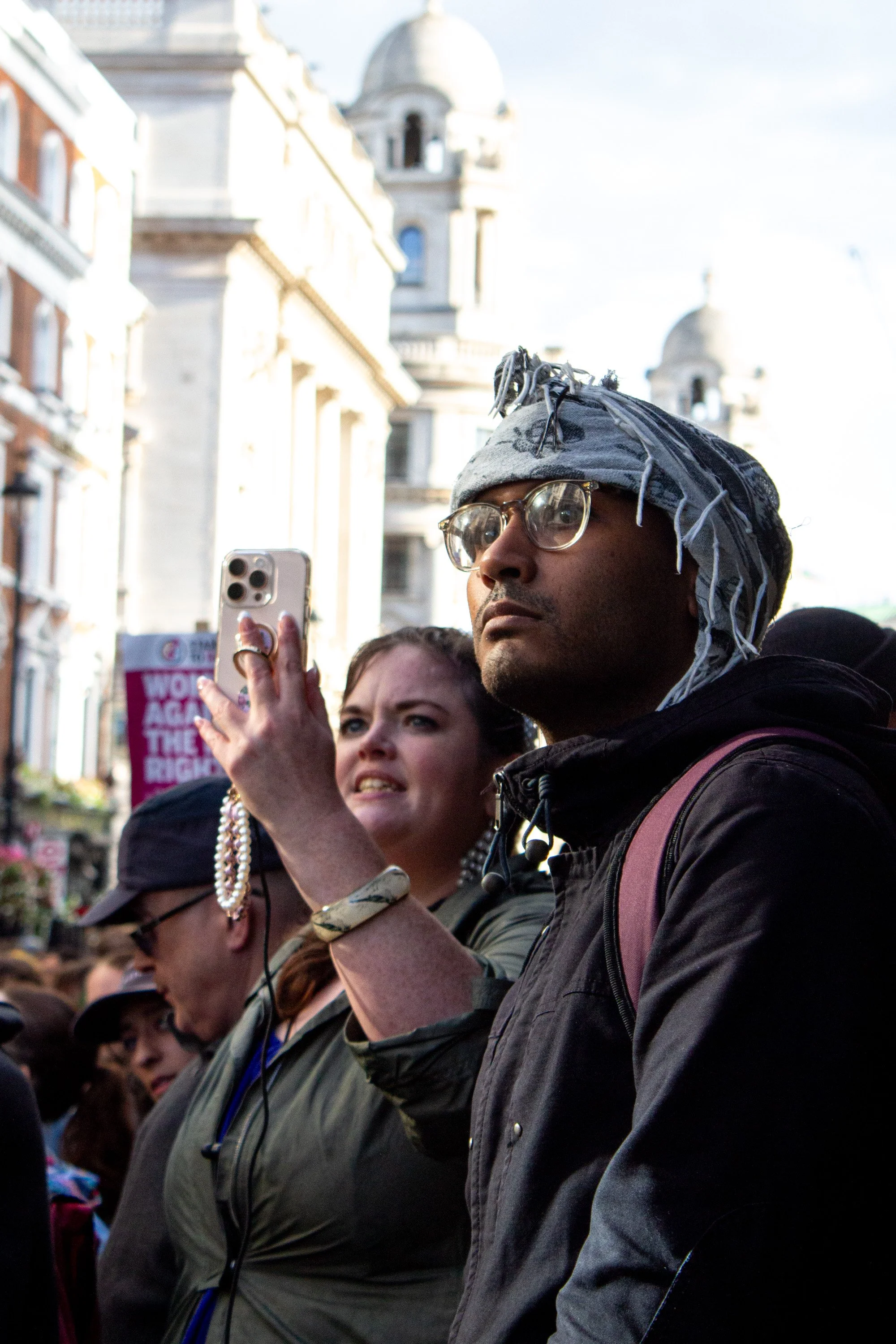 Counter protestor.