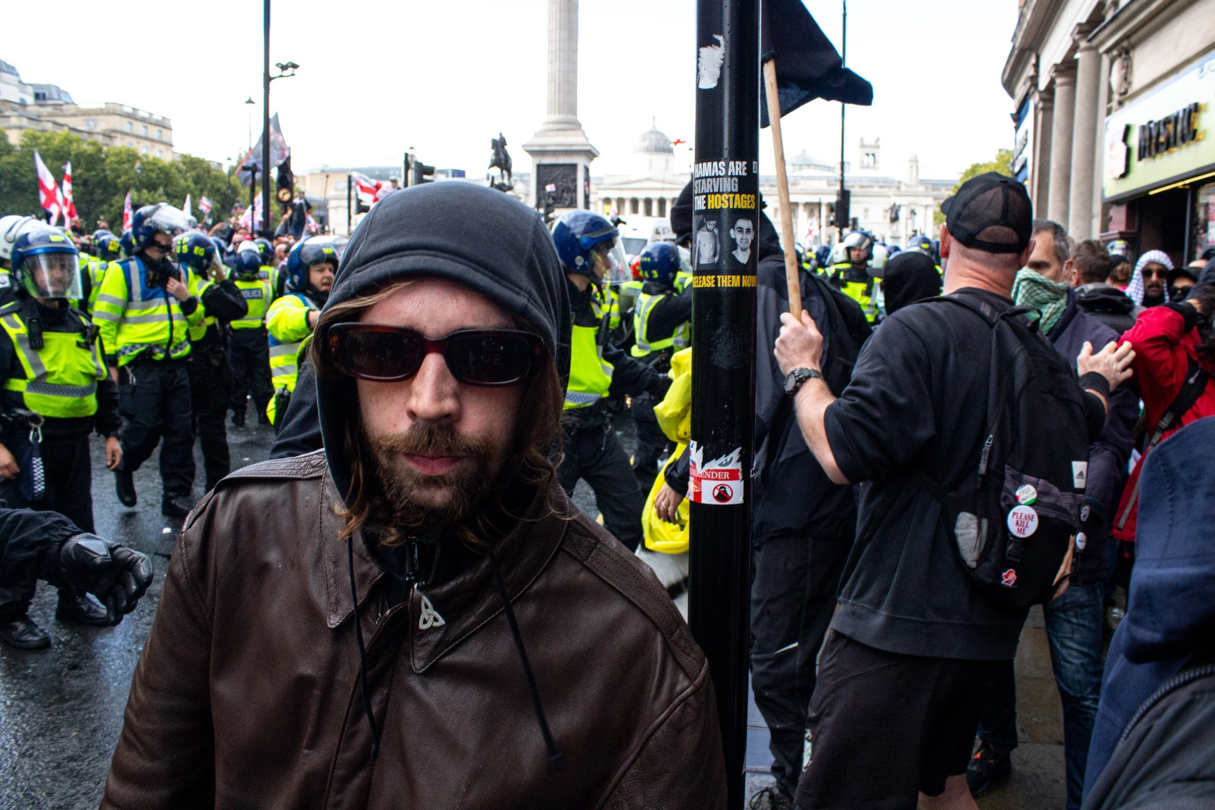 Counter protestor.